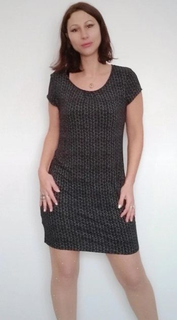 Robe midi casualchic camaïeu