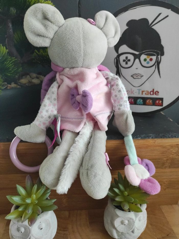 Doudou Doudou Et Compagnie Souris Pearly D'activités #geektradedoudou - photo numéro 3