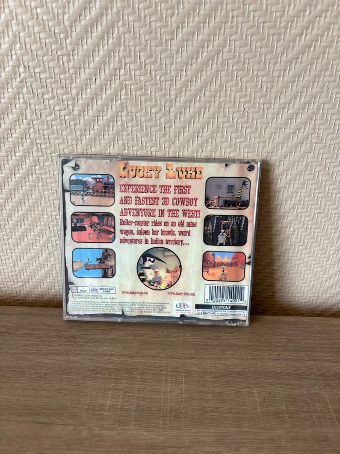 Boîtier Lucky Luke PS1 - photo numéro 2