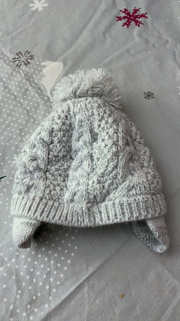 Bonnet pompon bébé