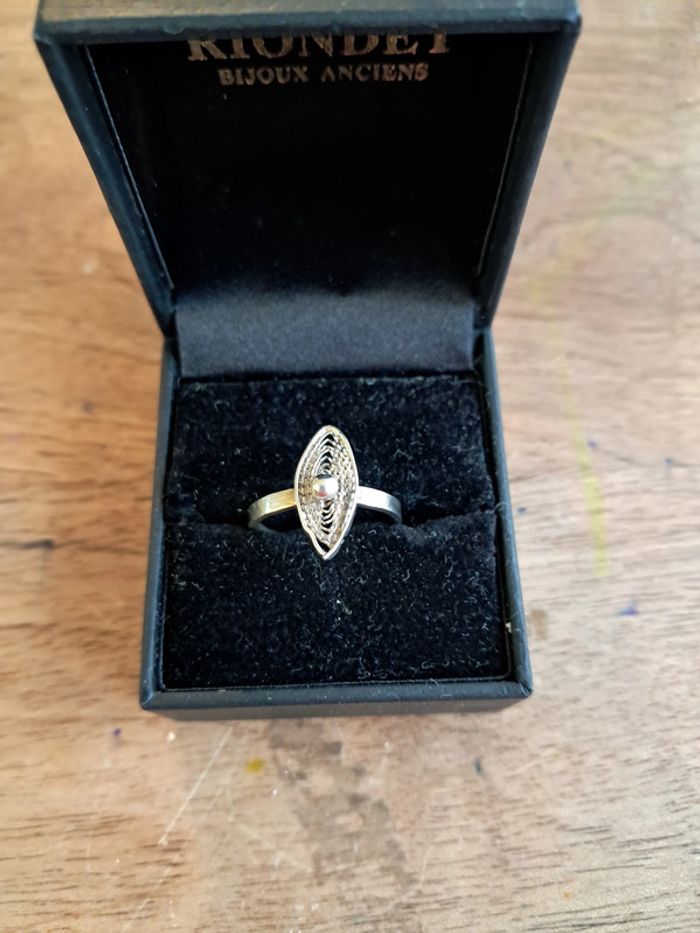 Bague filigrane en argent - photo numéro 2