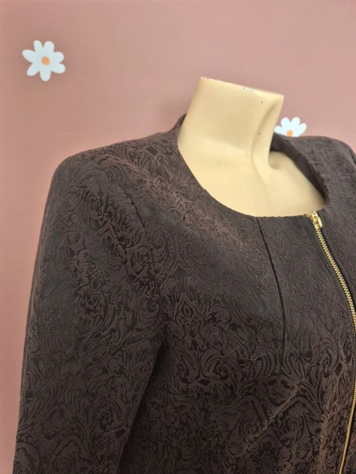 Veste Camaïeu noir baroque 44 - photo numéro 2