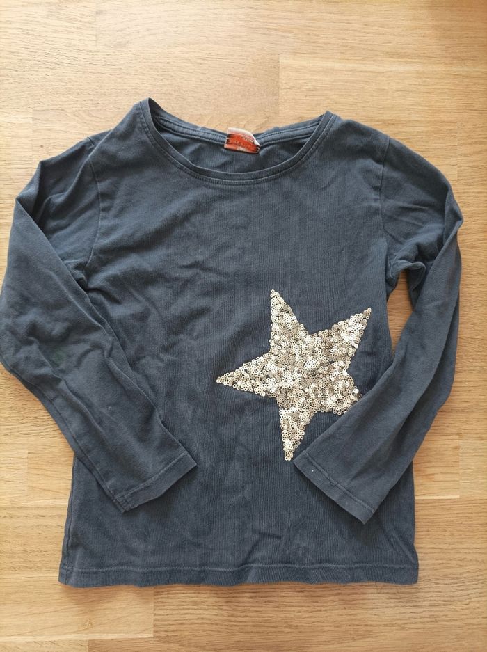 Lot de 6 t-shirts manches longues fille 4 ans - photo numéro 9