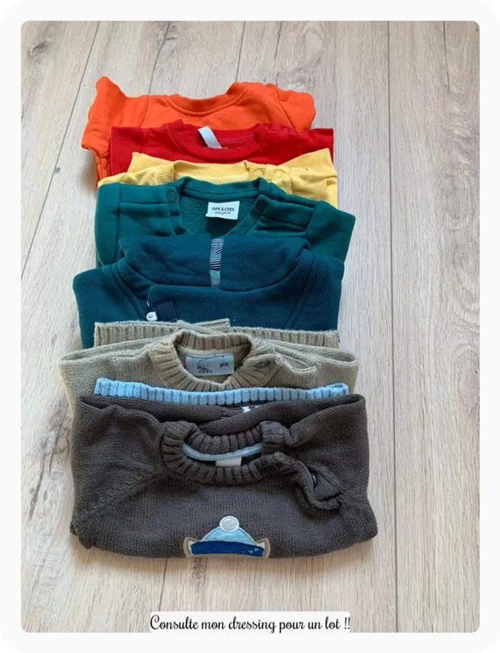 Lot de 7 pulls 3 mois - photo numéro 2