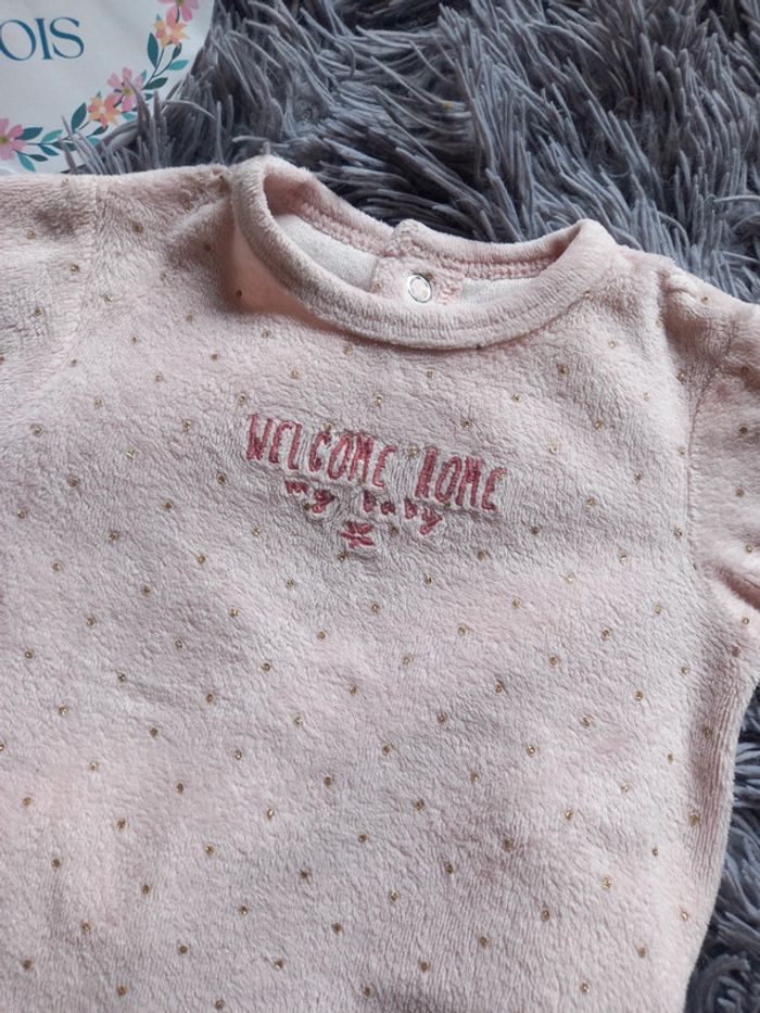 Pyjama grenouillère fille 1 mois - photo numéro 2