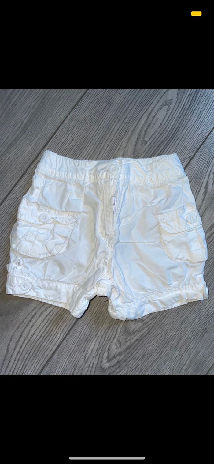 Short blanc 2 ans