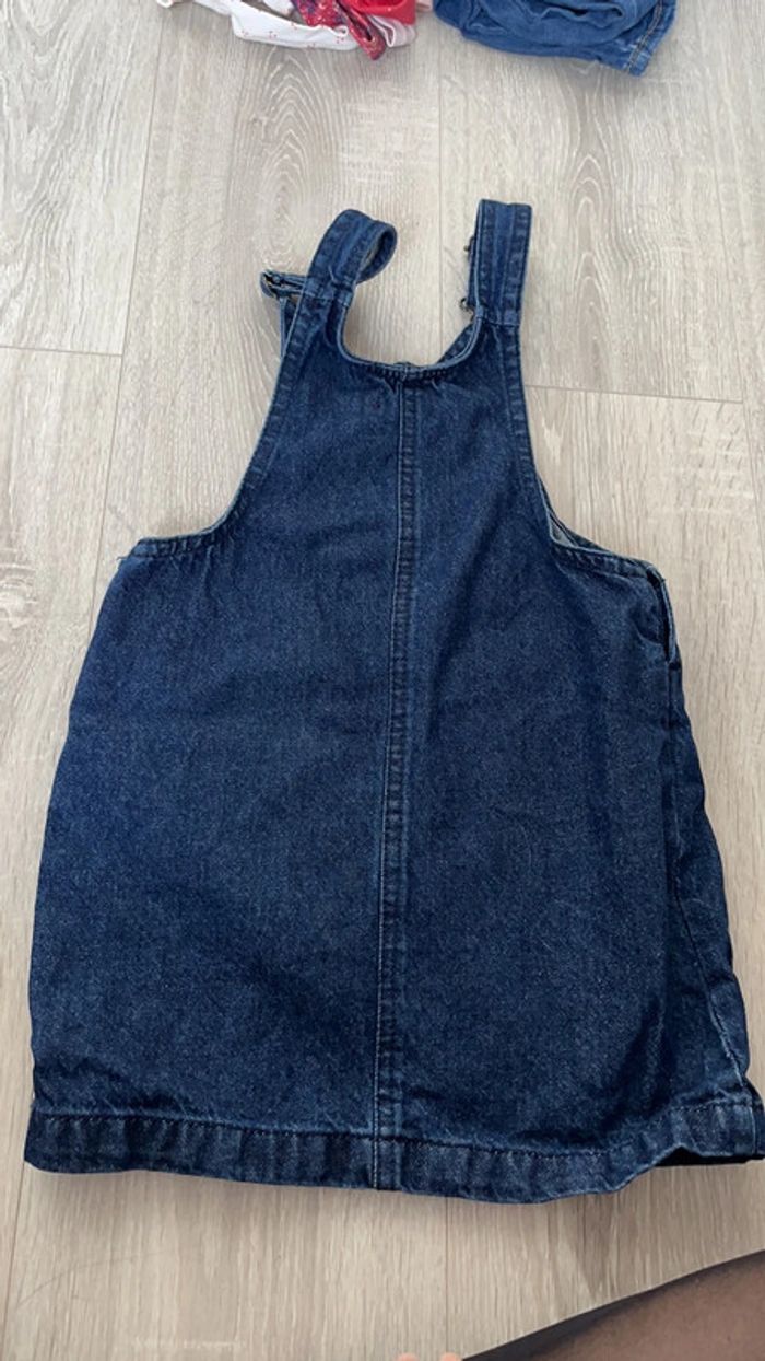 Robe salopette en jean 6 ans - photo numéro 5
