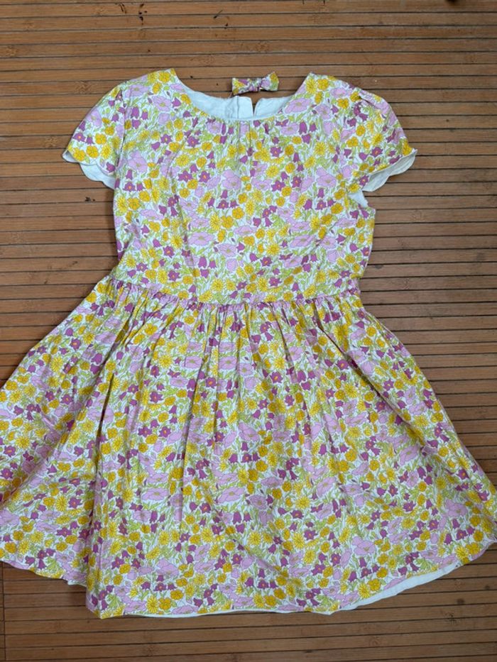 Robe jacadi liberty et barrette - photo numéro 2