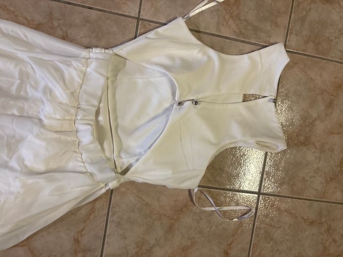 Robe de soirée crème - photo numéro 3