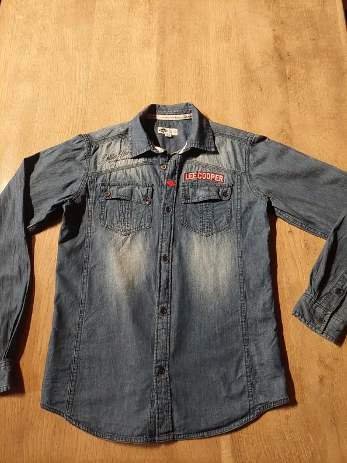 Chemise en jeans 14 ans
