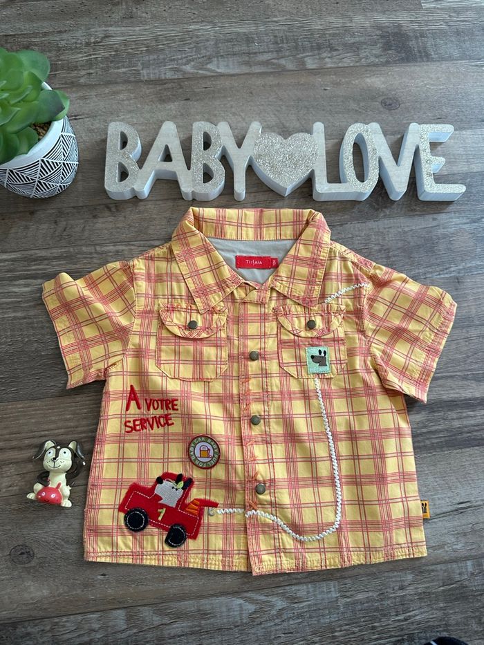 - Chemisette Tissaia - 12 mois - Très bon état