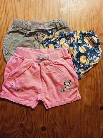 Shorts fille - 12 mois