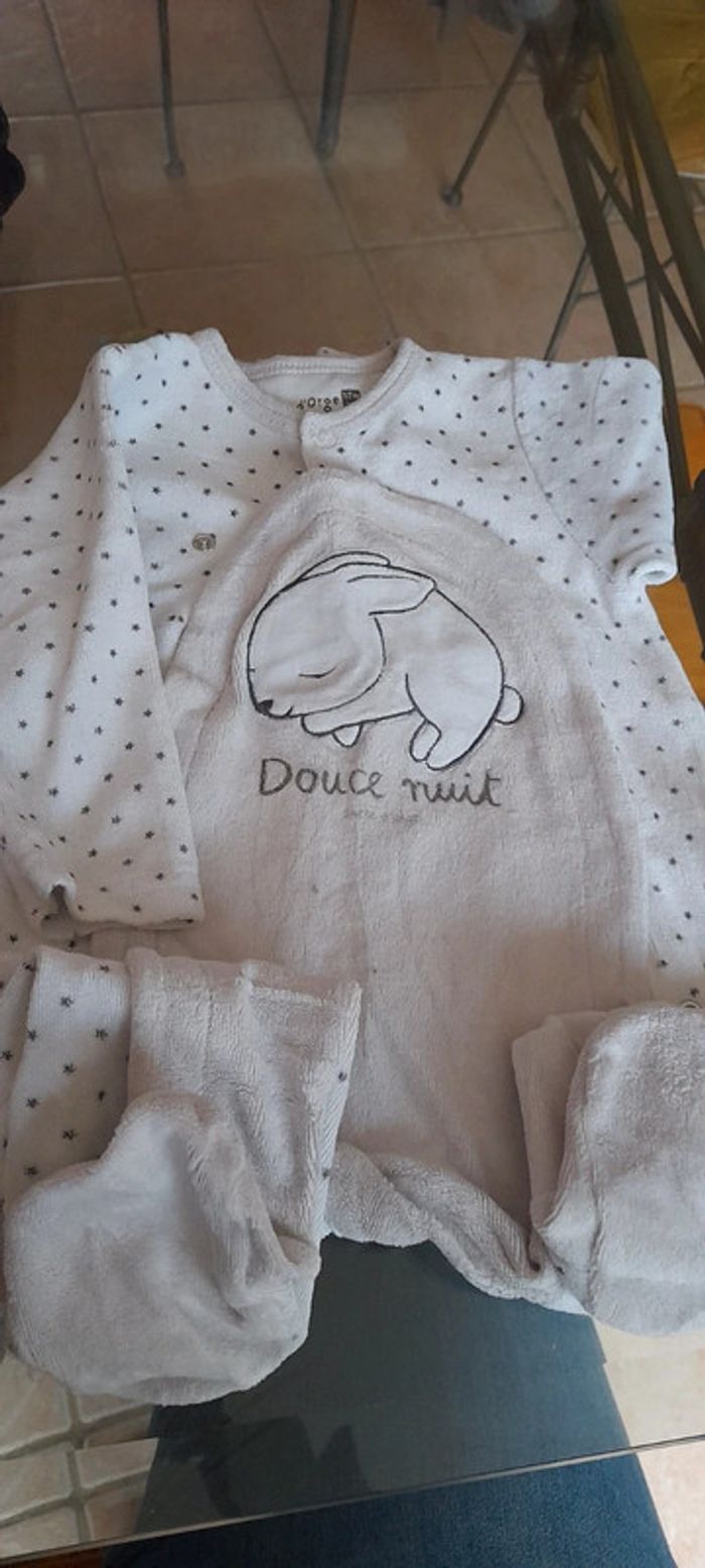 Pyjama bébé "douce nuit"