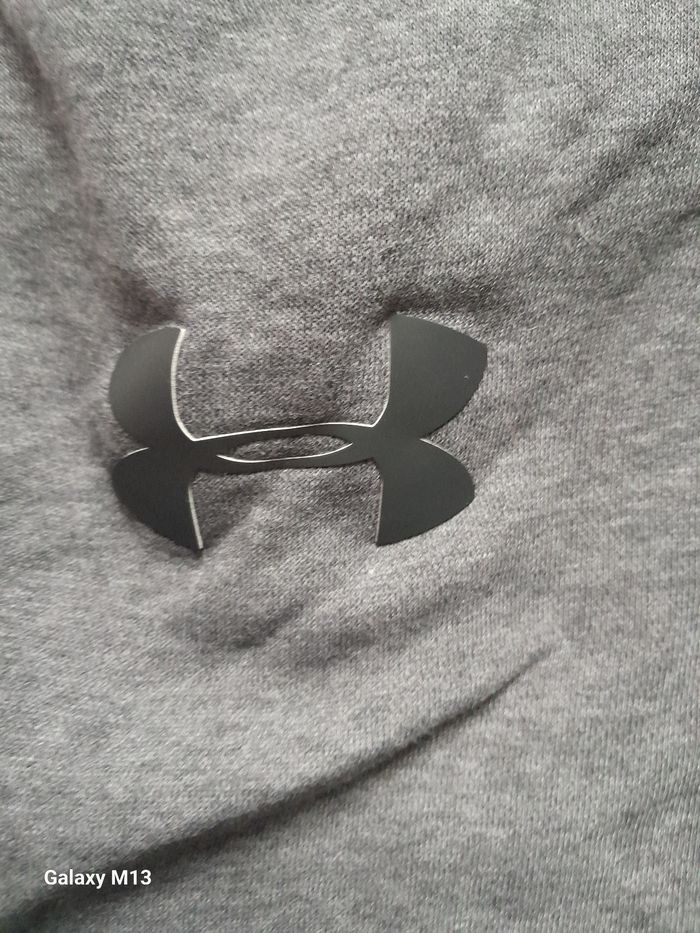 Pantalon de jogging homme gris Under Amour coupe lâche taille M - photo numéro 2