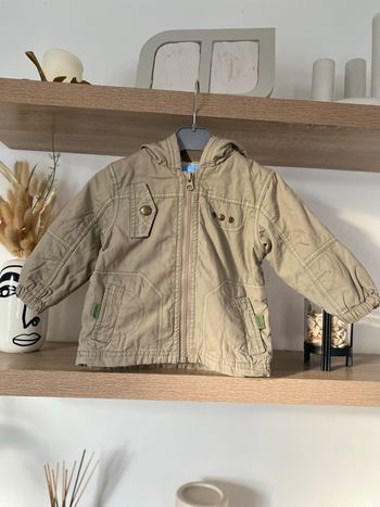 Blouson  garçon bébé beige 12 mois