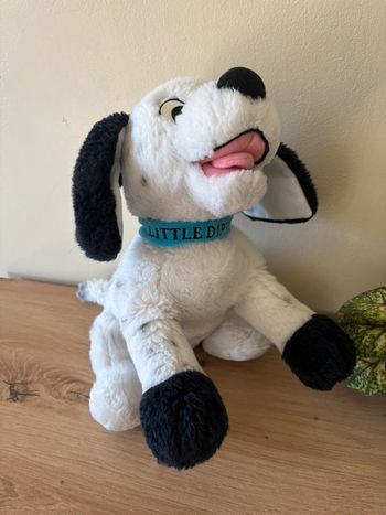 Doudou peluche chien little dipper collier bleu 101 dalmatiens Disney