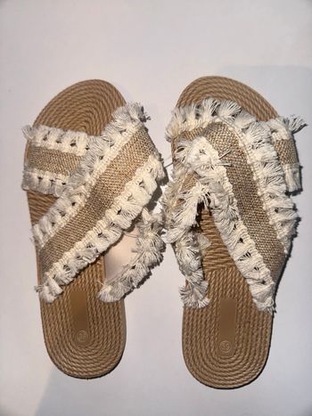 Sandales plates tendance pour femme en 39