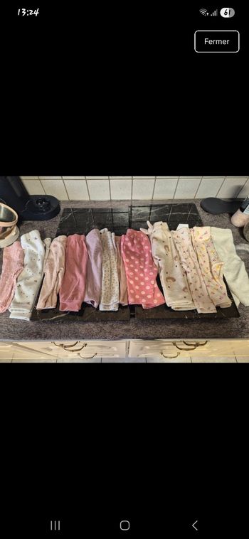 Lot vêtements fille 