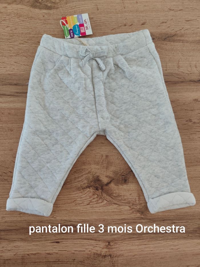 Pantalon chaud fille 3 mois