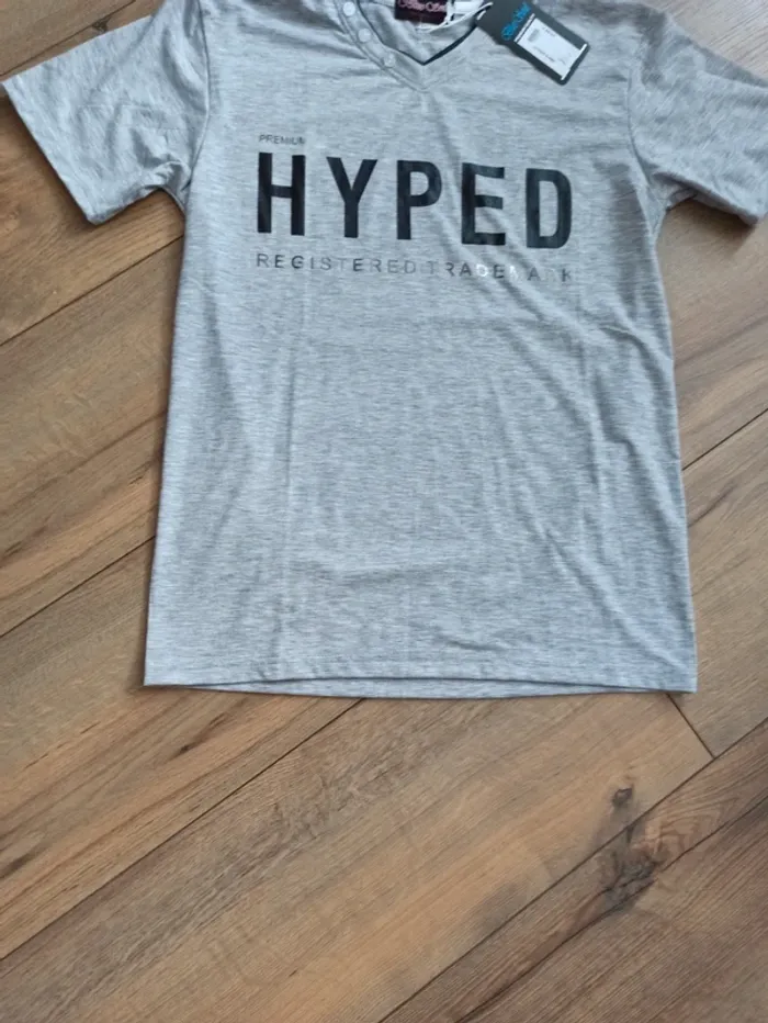 Tee shirt gris homme L - photo numéro 4