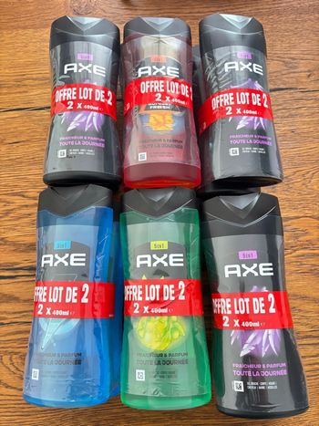 Gel douche, axe