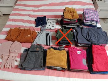 Gros lot de vêtements fille hiver taille 10 ans