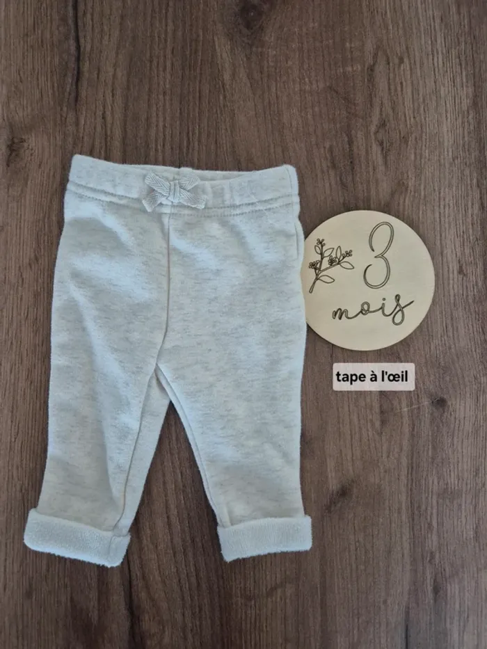 Pantalon chaud fille 3 mois