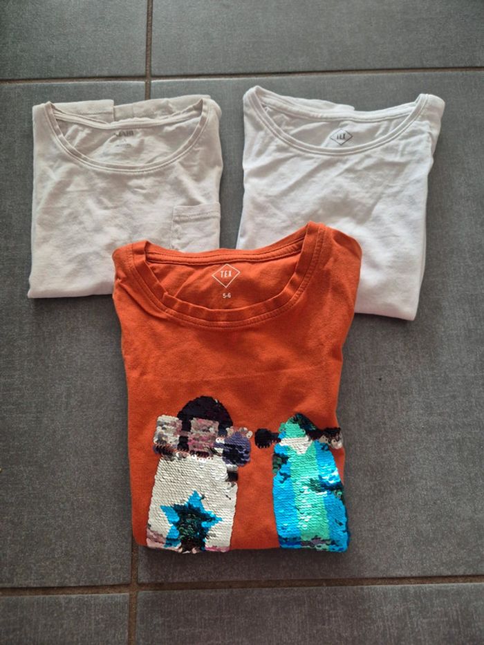Lot de 3 t-shirts manches courtes