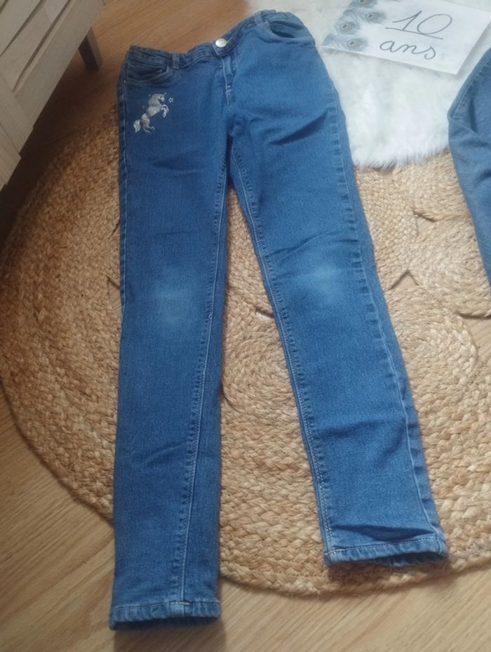 Lot 2 jeans hiver doublés 10ans - photo numéro 10