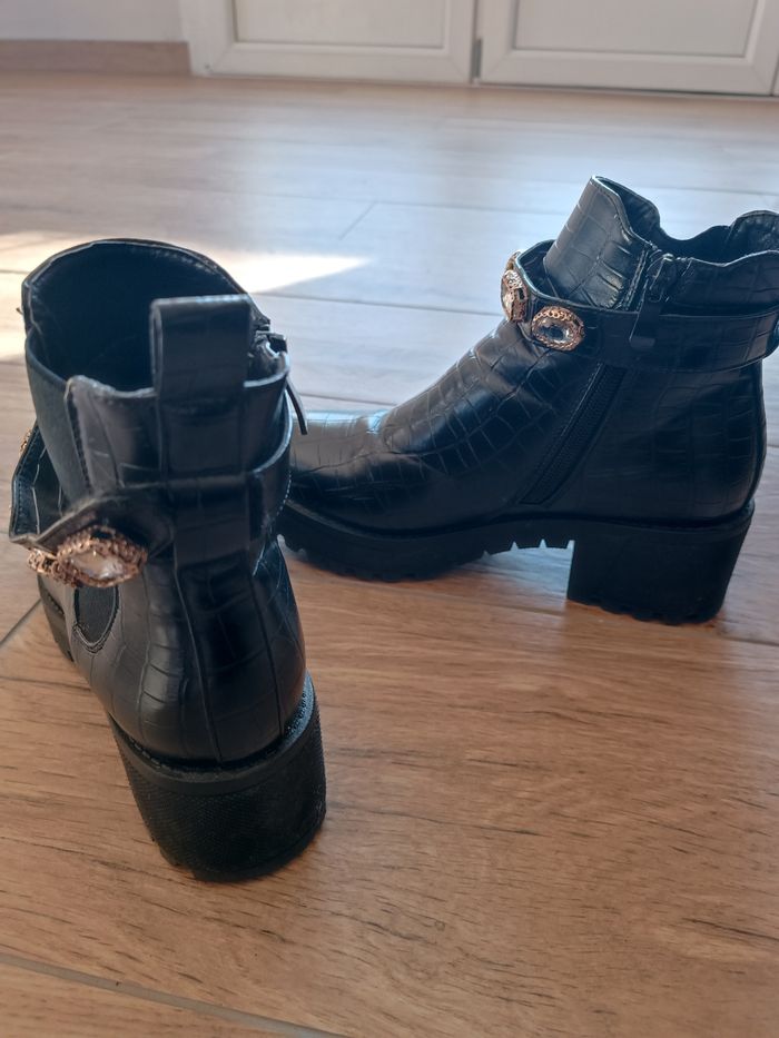 Bottines noires T37 - photo numéro 9