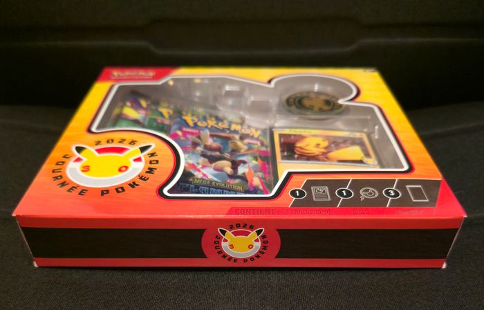 Pokemon Coffret Tripack Collection Journée Pokémon 2026 30 ans (2 ME2/ 1 ME1) - photo numéro 5