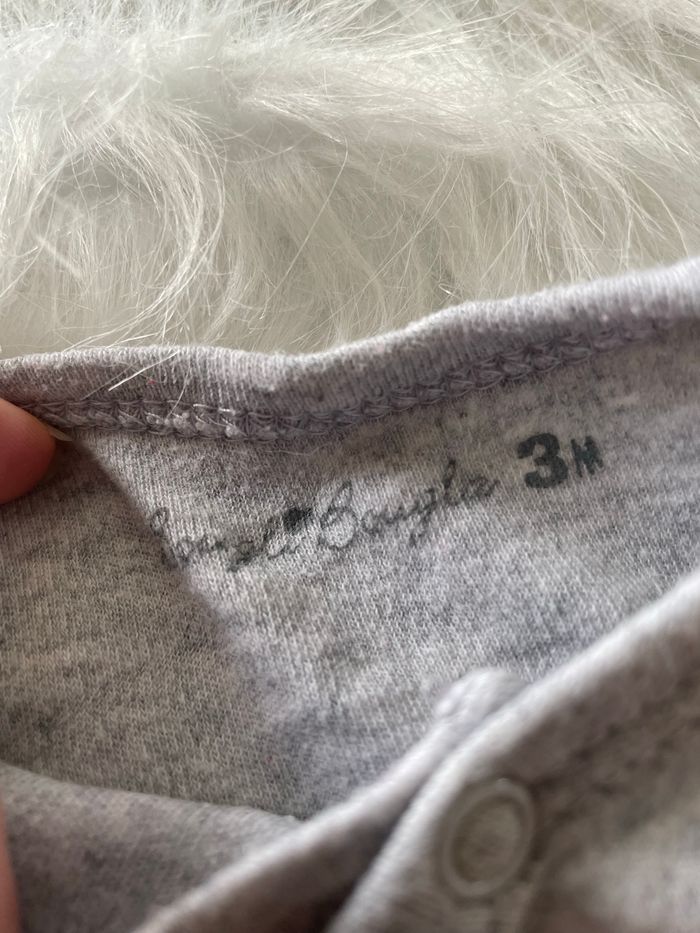 Body manches longues belle petite étoile taille 3 mois bougli bougla - photo numéro 2