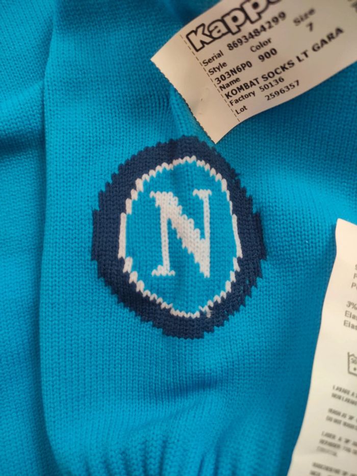 Chaussettes de foot Napoli, Kappa Authentique Officiel taille 31/34, Neuf - photo numéro 4