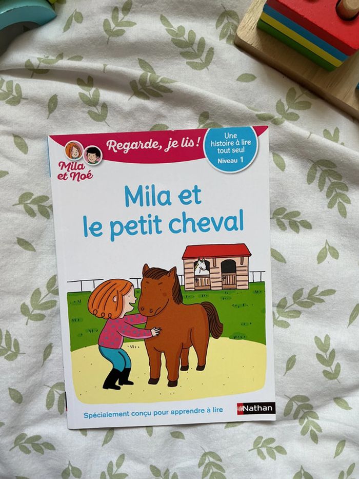 livre Mila et Noé numéro 21 Mila et le petit cheval niveau 1 - photo numéro 2