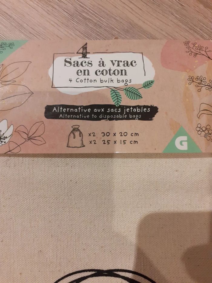 Sac à vrac en coton - photo numéro 3