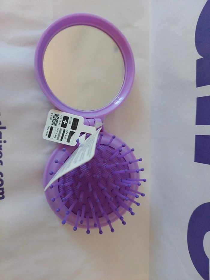 Brosse miroir rétractable enfant pour sac neuf Claire's - photo numéro 4
