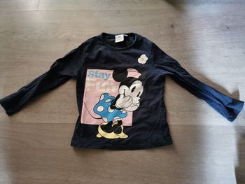 T shirt manche longue minnie 3 ans