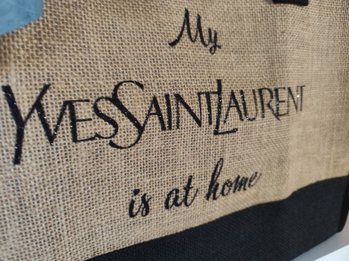 Sac en jute, fourre tout - photo numéro 2