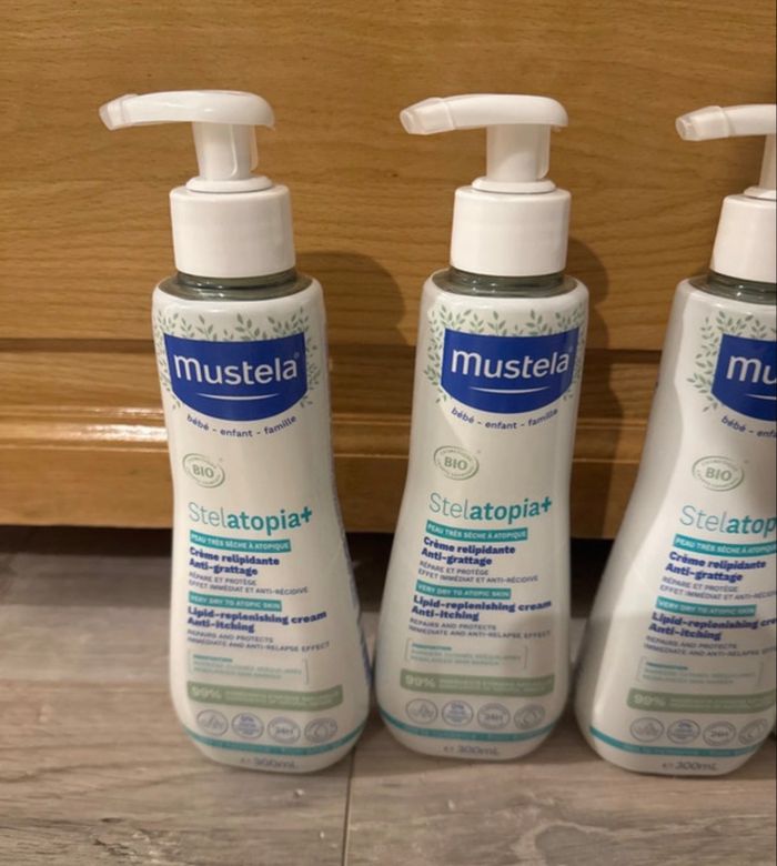 Lot de 5 stelatopia crémé relipidante Mustela - photo numéro 2