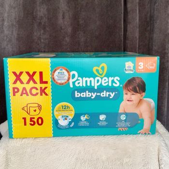 Pampers Couches  Baby Dry Taille 3 XXL Neuf
