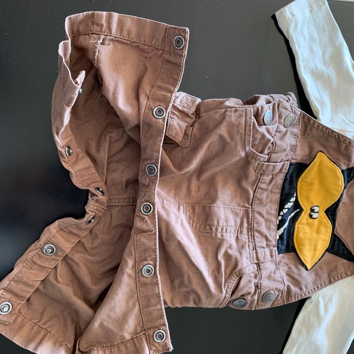 Ensemble Salopette DPAM & t-shirt Disney 3 mois - photo numéro 3