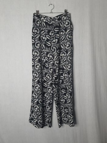 Pantalon fluide fleurie mango