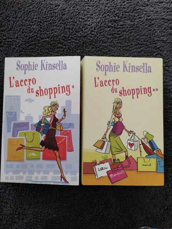 L'accro du shopping de Sophie Kinsella 6 tomes en deux livres