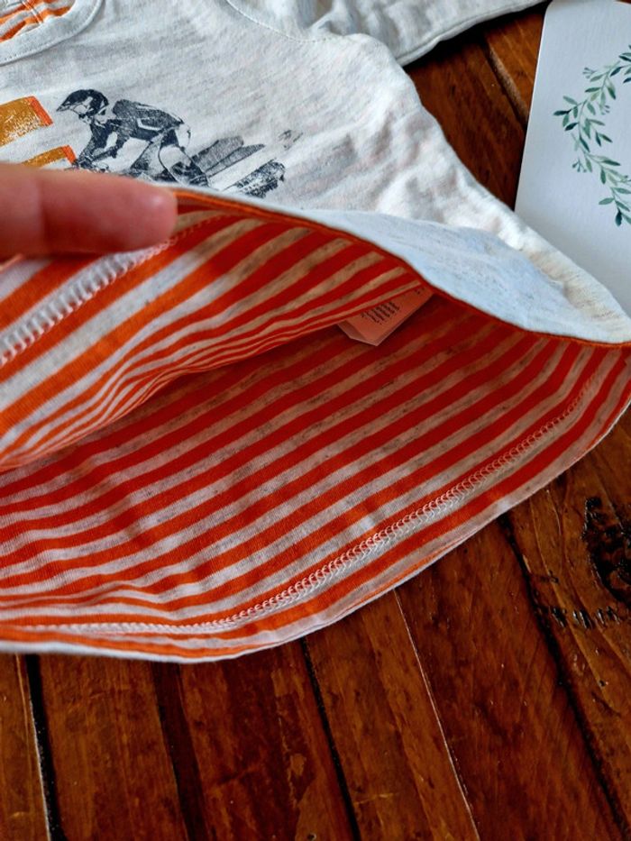 T-shirt manches longues réversible Orchestra - photo numéro 2