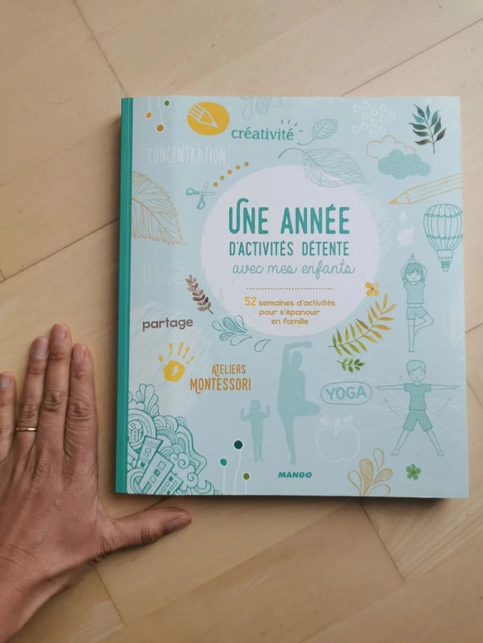 Livre une année d activités détente avec nos enfants