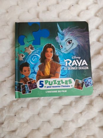 Livre puzzle Raya et le dernier dragon