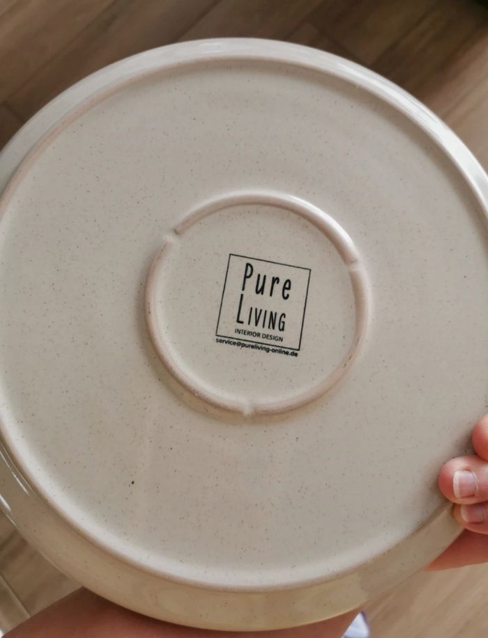 ASSIETTES PLATES RUSTIQUES BEIGE EN GRÈS - photo numéro 7