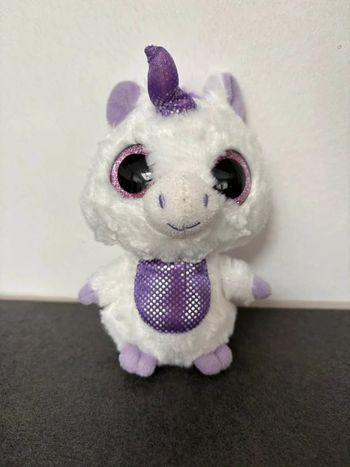 Peluche Aurora YooHoo & Friends licorne blanche et violette