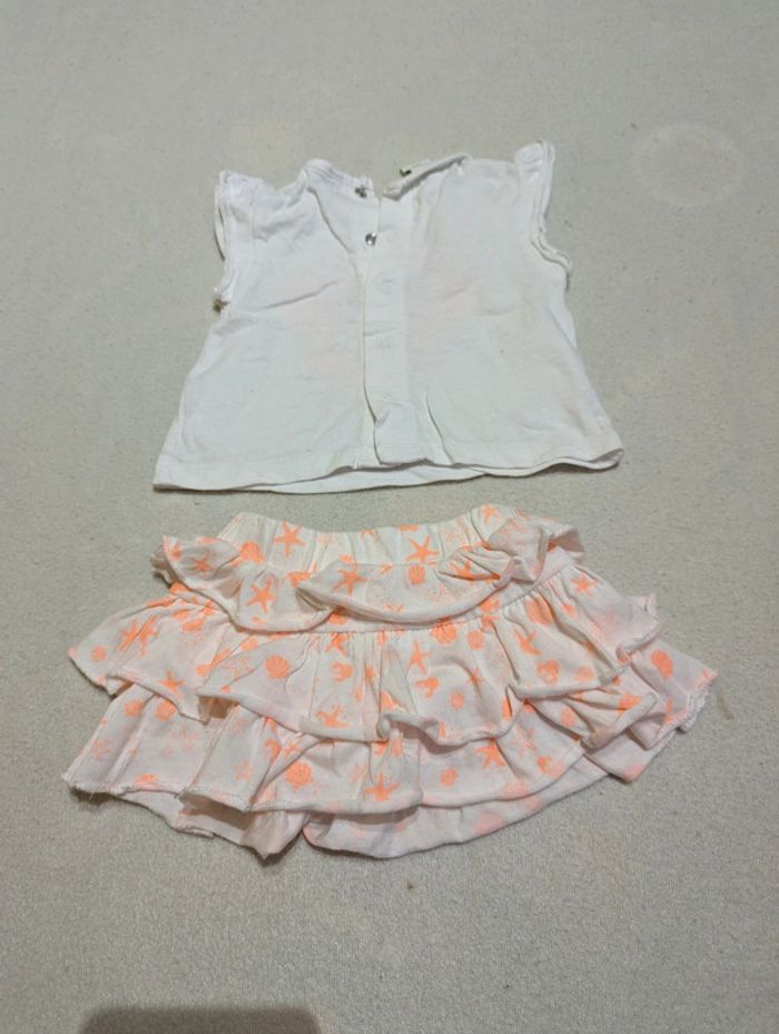 Lot 5 pièces bébé fille printemps été Disney 1 mois - photo numéro 5