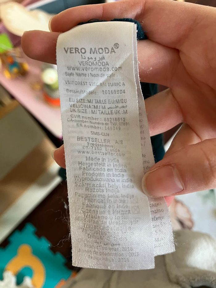 Blouse femme turquoise - photo numéro 4